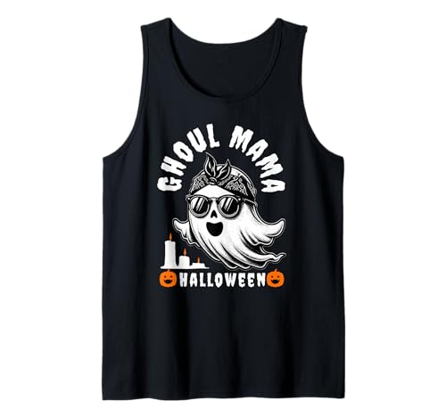 Ghoul Mama Halloween Lustiger Geister Mama Humor Tank Top von Süßer Halloween Mama Stil für Frauen