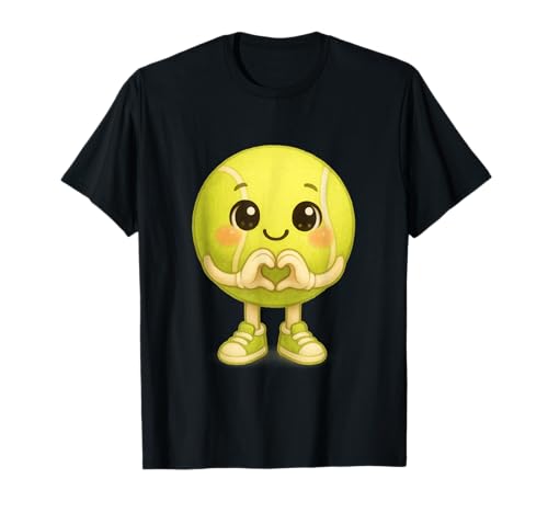 Tennis Ball mit Herz Händen - Tennisspielerin Kinder T-Shirt Tennis Ball mit Herz Händen - Tennisspielerin Kinder T-Shirt von Süßer Tennis Ball mit Herz Händen
