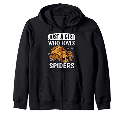 Just A Girl Who Loves Spiders Lustiges Spinne Spinnen Kostüm Kapuzenjacke Just A Girl Who Loves Spiders Lustiges Spinne Spinnen Kostüm Kapuzenjacke von Süßes Baby Spinnen Geschenk für Mädchen und Frauen