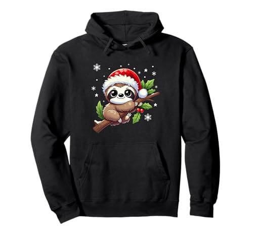 Faultier Frohe Weihnachten Damen Herren Kinder Weihnachts Pullover Hoodie Faultier Frohe Weihnachten Damen Herren Kinder Weihnachts Pullover Hoodie von Süßes Faultier Christmas Weihnachten Kleidung