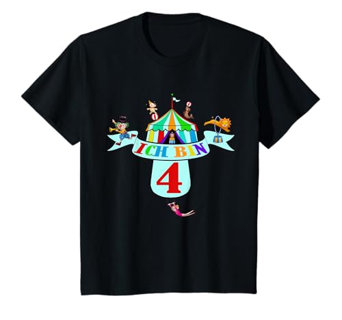 Kinder Süßes 4. Kindergeburtstag Clown Zirkus Kostüm T-Shirt Kinder Süßes 4. Kindergeburtstag Clown Zirkus Kostüm T-Shirt von Süßes Kindergeburtstag Clown Zirkus Design