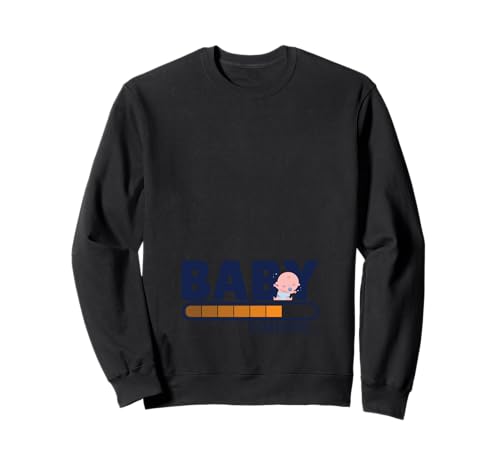 Nachwuchs Baby loading für werdende Eltern Mama Mutter Sweatshirt von Süßes Umstandsshirt Geburt Schwangerschaft Baby