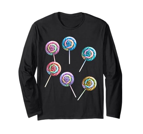 Süßigkeiten Kinder Mädchen Jungen Retro Lollie Lollies Langarmshirt Süßigkeiten Kinder Mädchen Jungen Retro Lollie Lollies Langarmshirt von Süßigkeiten Kinder Lolli