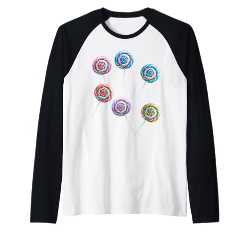 Süßigkeiten Kinder Mädchen Jungen Retro Lollie Lollies Raglan Süßigkeiten Kinder Mädchen Jungen Retro Lollie Lollies Raglan von Süßigkeiten Kinder Lolli