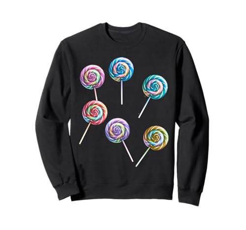Süßigkeiten Kinder Mädchen Jungen Retro Lollie Lollies Sweatshirt von Süßigkeiten Kinder Lolli