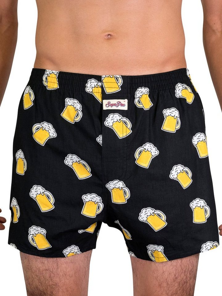 Sugar Pine Boxer Webboxershorts weit Motive Print (1-St) Herren Männer Unterhose von Sugar Pine