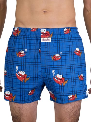 Sugar Pine Herren American Boxer Boxershorts Shorts Webboxer mit Motiv Herzen von Sugar Pine