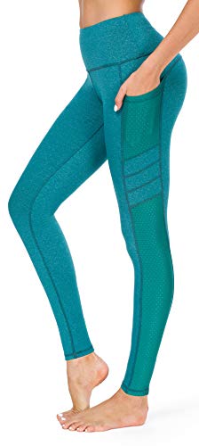 Sugar Pocket Sporthose Damen Länge Leggings Stretch Tights Fitnesshose mit Taschen Yogahose Jogginghose von Sugar Pocket