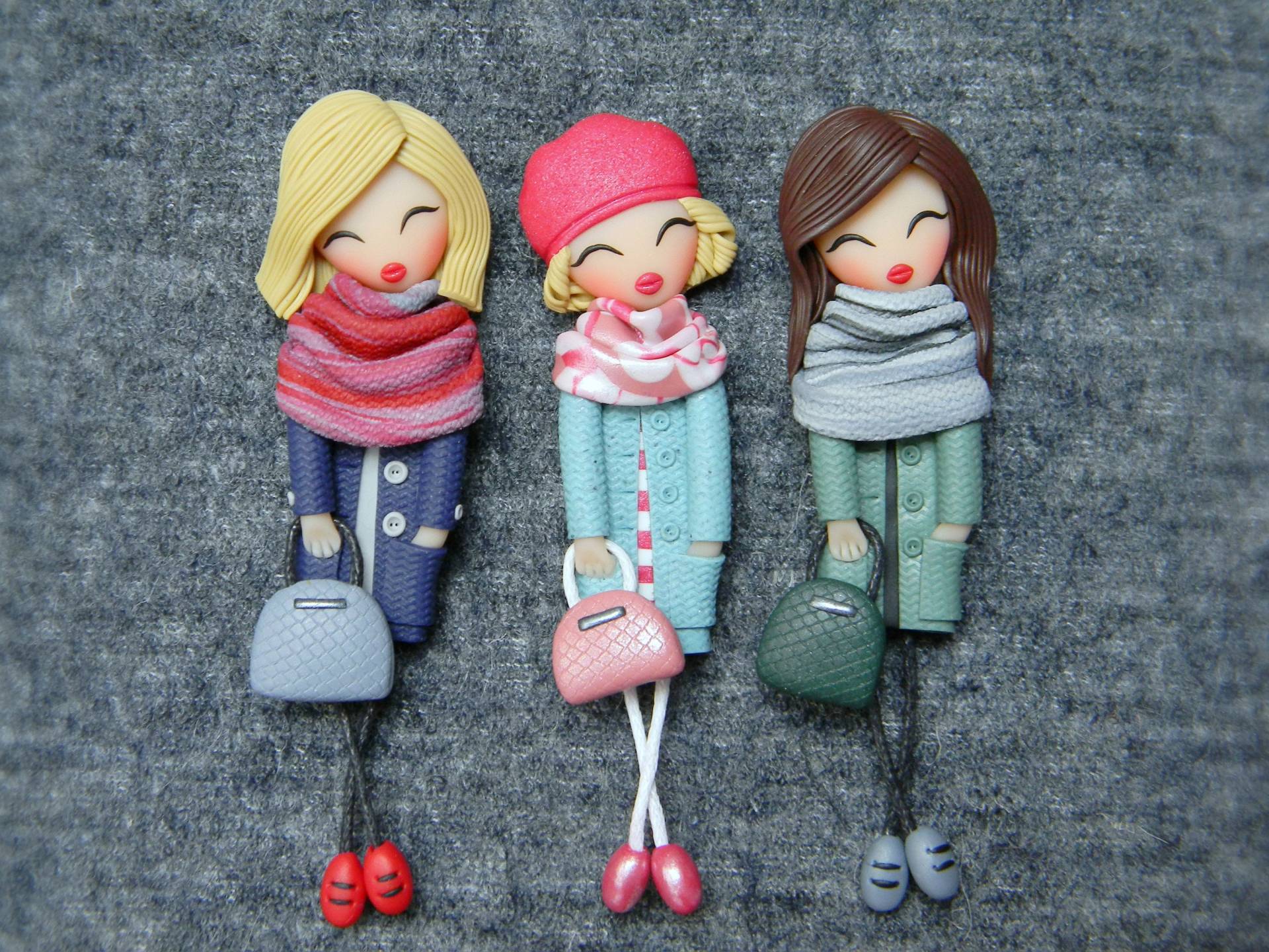 Personalisierte Fimo Puppen Brosche Personalisierter Porträt Schmuck Personalisierte Fimo Puppen Brosche Personalisierter Porträt Schmuck von SugarEvaShop