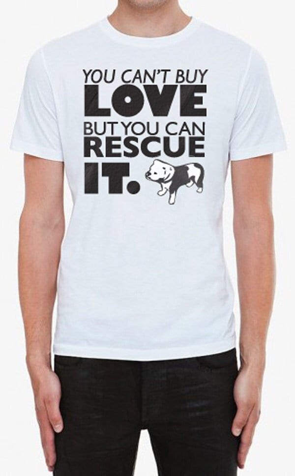 Unisex - Rettung Liebe Rundhals Tshirt // Weiße Baumwolle Klein Med Large Unisex - Rettung Liebe Rundhals Tshirt // Weiße Baumwolle Klein Med Large von SugarHillStyle