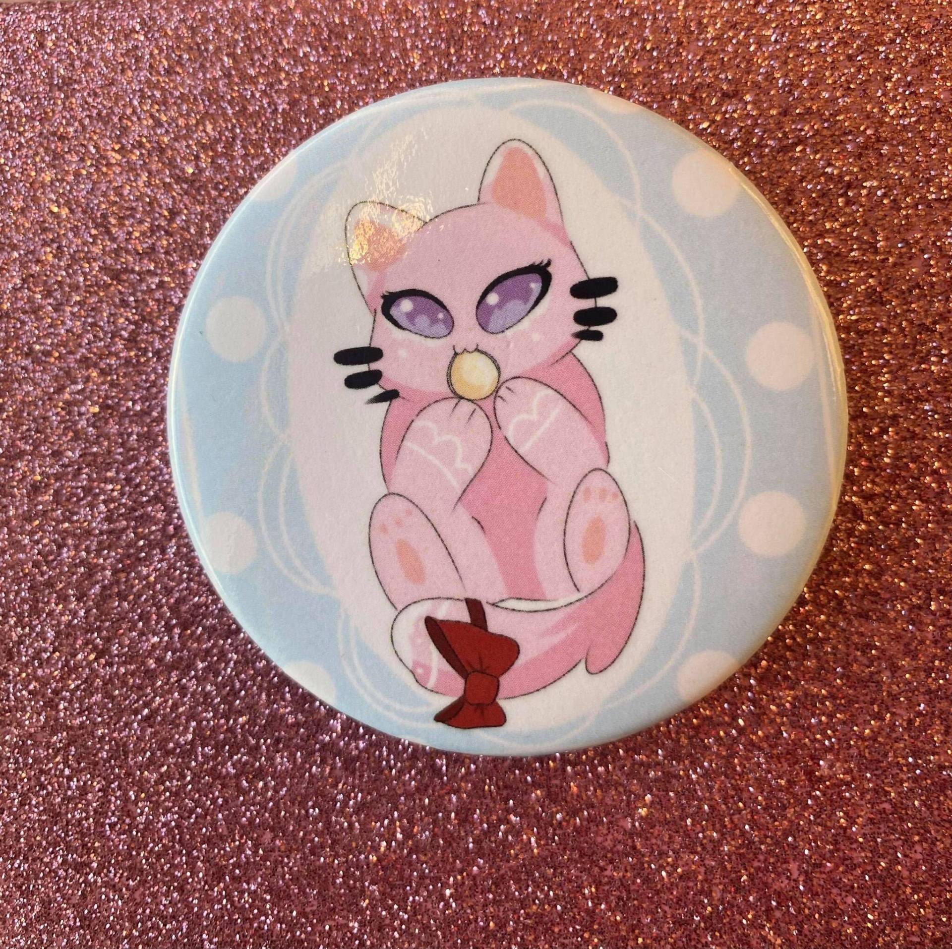 Süße Katze Button Minnie von SugarKittiesGifts