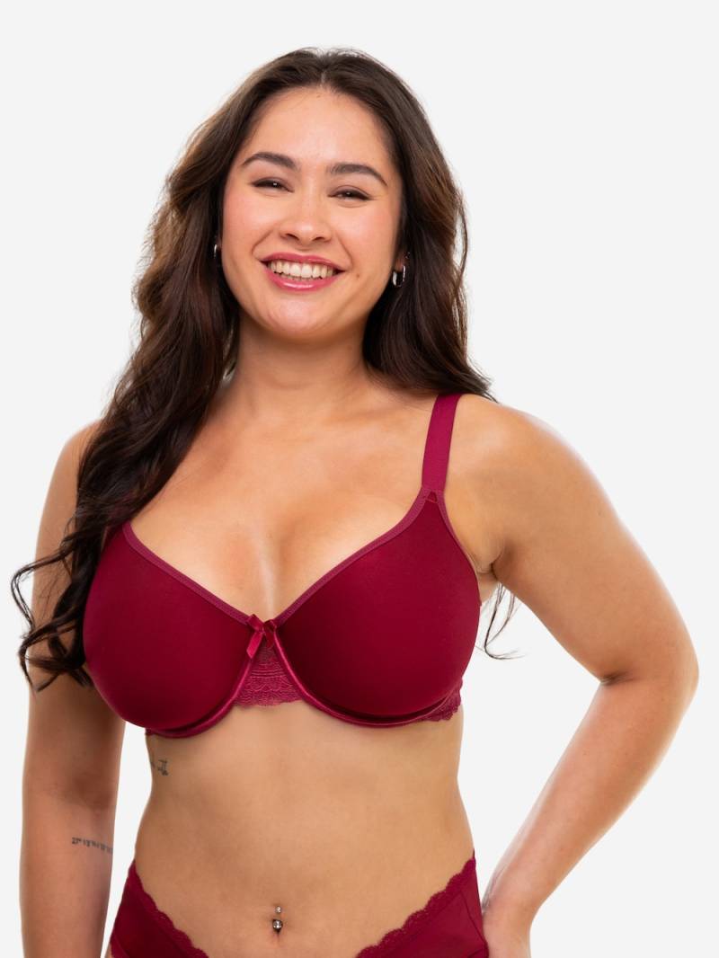 Große Größen BH LUCY Demi-BHs Spacer-BHs, Damen, rosa, Größe: 100C, Polyester/Synthetische Fasern/Elasthan, Happy Size DE Women von SugarShape