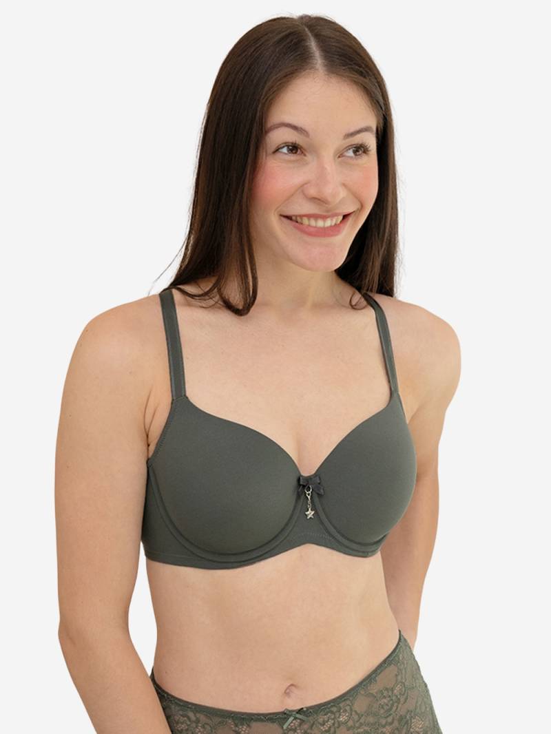 Große Größen BH TRUE Demi-BHs Bügel-BHs, Damen, braun, Größe: 85C, Polyester/Synthetische Fasern/Elasthan, Happy Size DE Women von SugarShape