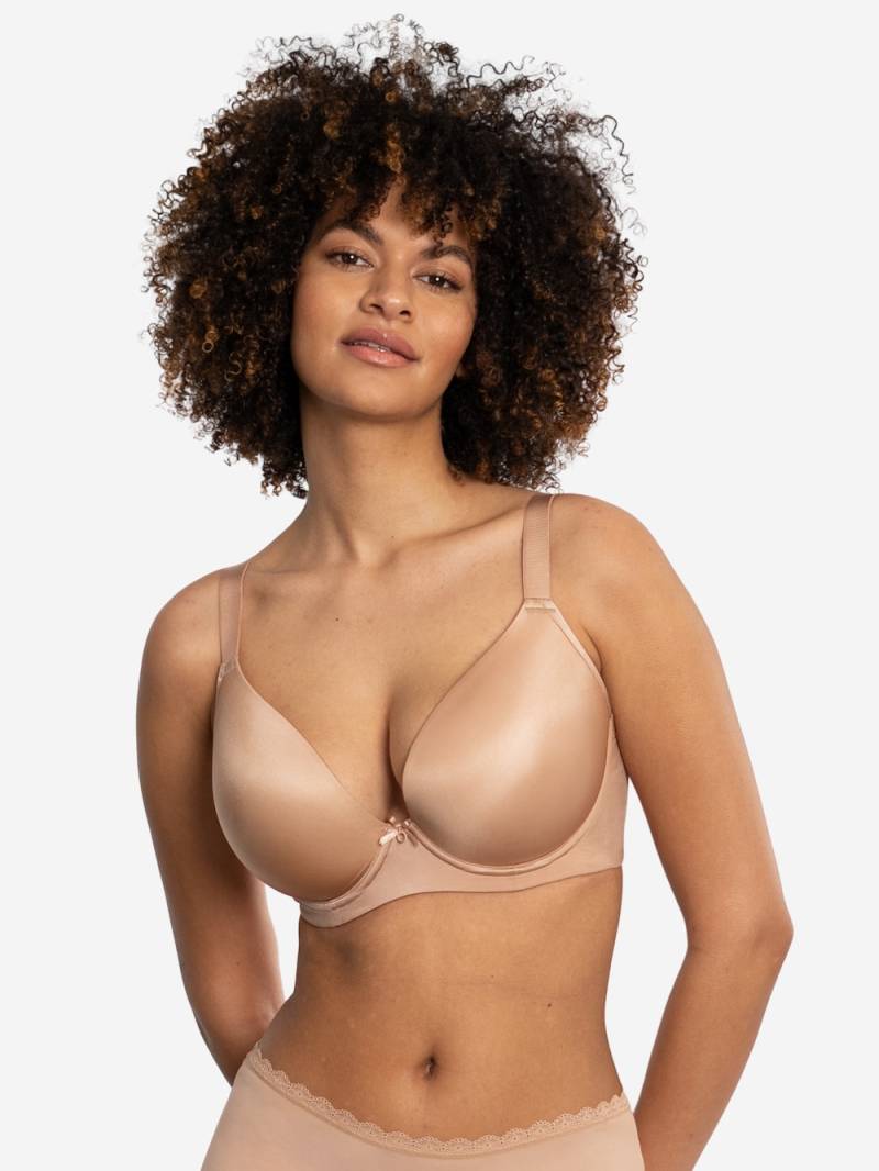 Große Größen BH VOILA Plunge-BHs Bügel-BHs, Damen, beige, Größe: 85D, Polyester/Synthetische Fasern/Elasthan, Happy Size DE Women von SugarShape