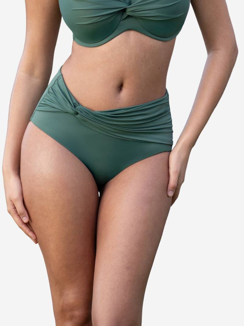 Große Größen Bikini-High-Panty MAMBO, Damen, braun, Größe: 42/44, Synthetische Fasern/Elasthan, Happy Size DE Women von SugarShape