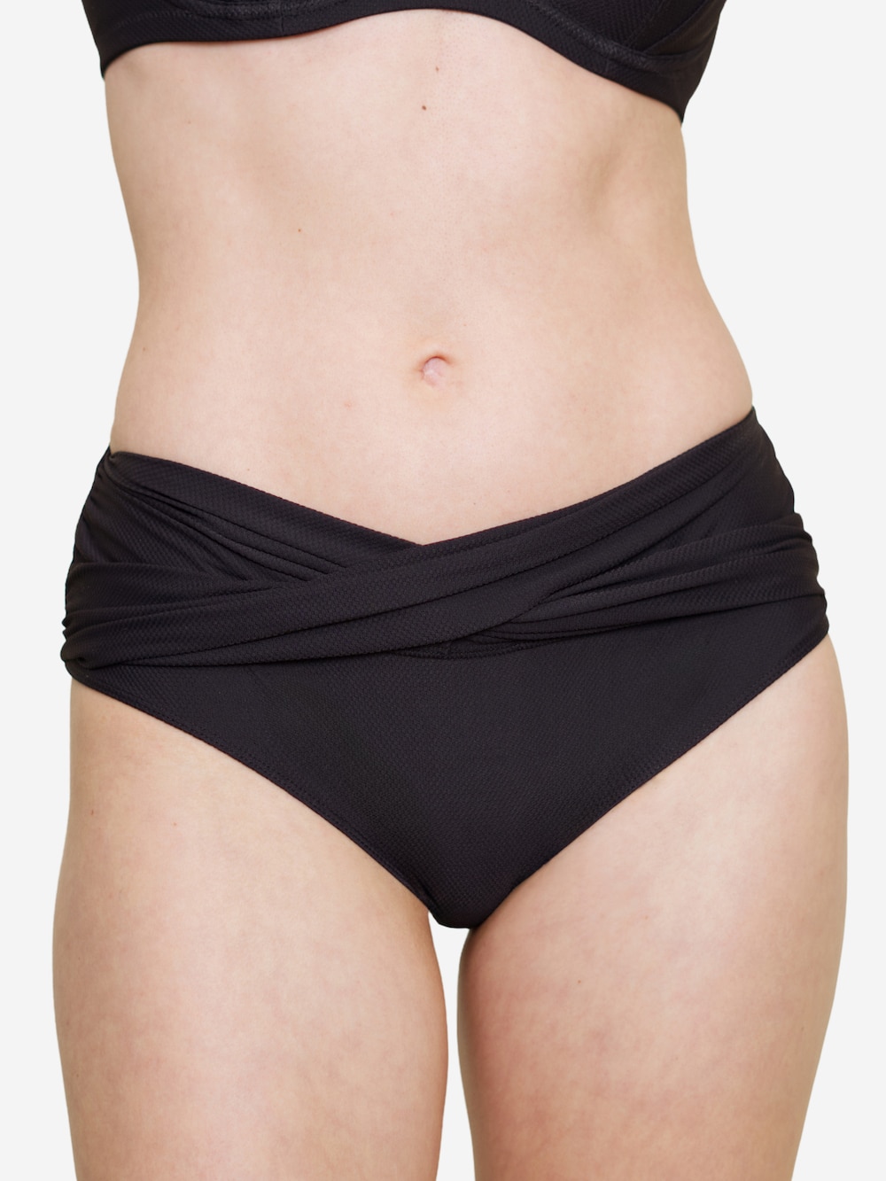 Große Größen Bikini-Panty Porto, Damen, schwarz, Größe: 50/52, Synthetische Fasern/Elasthan, Happy Size DE Women von SugarShape