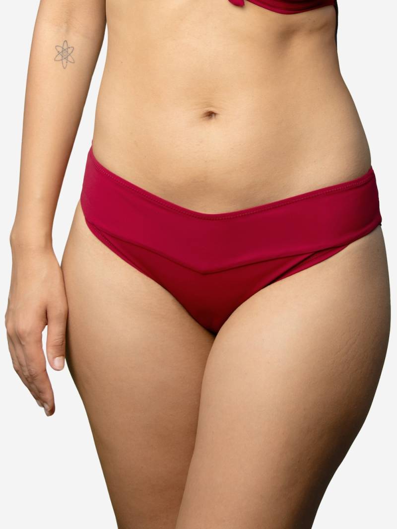 Große Größen Bikini-Panty VALENCIA, Damen, rot, Größe: 54/56, Synthetische Fasern/Elasthan, Happy Size DE Women von SugarShape