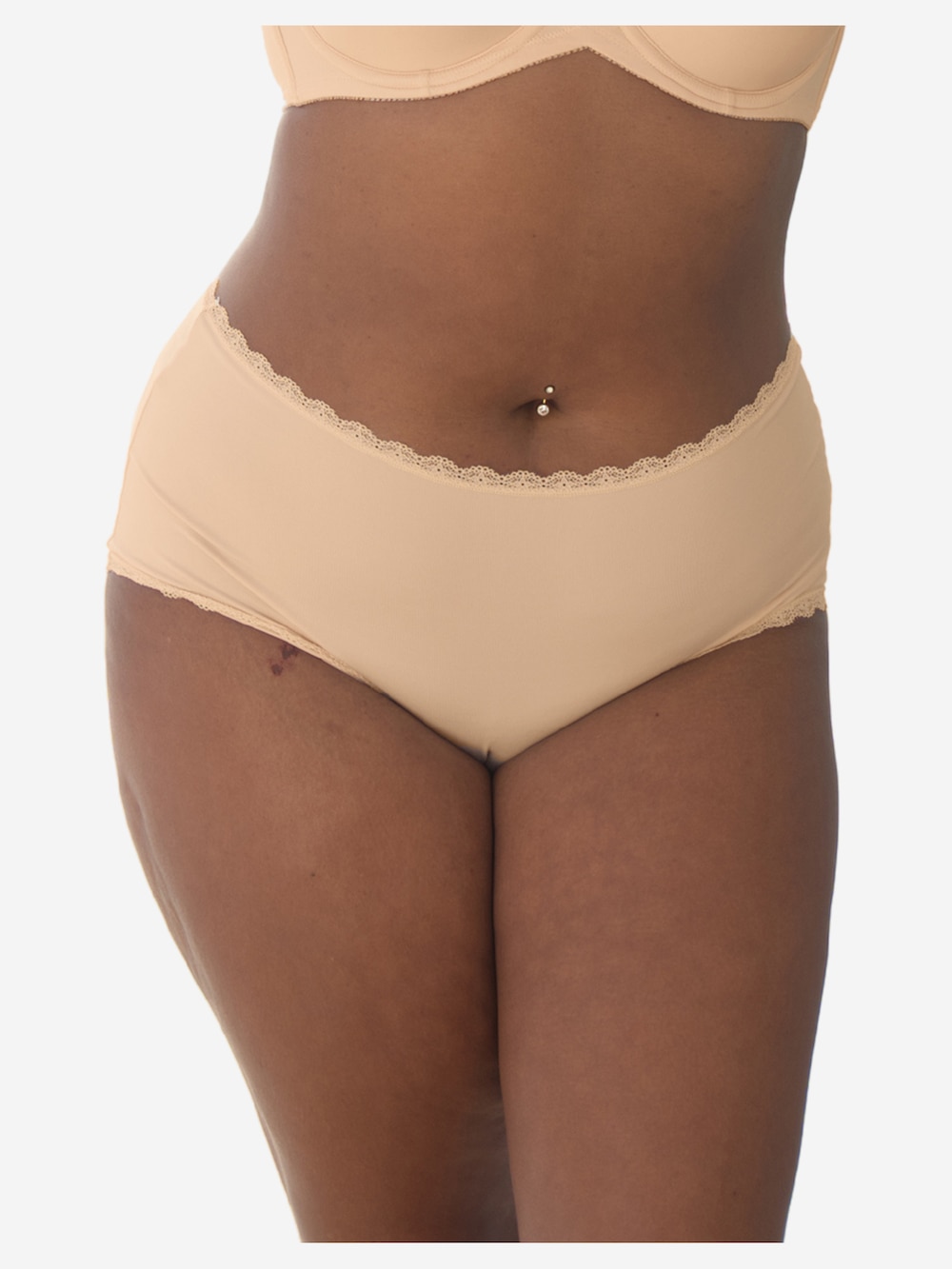 Große Größen High-Panty BASIC, Damen, orange, Größe: 58/60, Baumwolle/Polyester/Elasthan, Happy Size DE Women von SugarShape