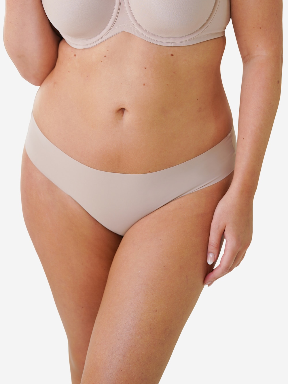 Große Größen Panty INVISIBLE, Damen, beige, Größe: 46/48, Baumwolle/Synthetische Fasern/Elasthan, Happy Size DE Women von SugarShape