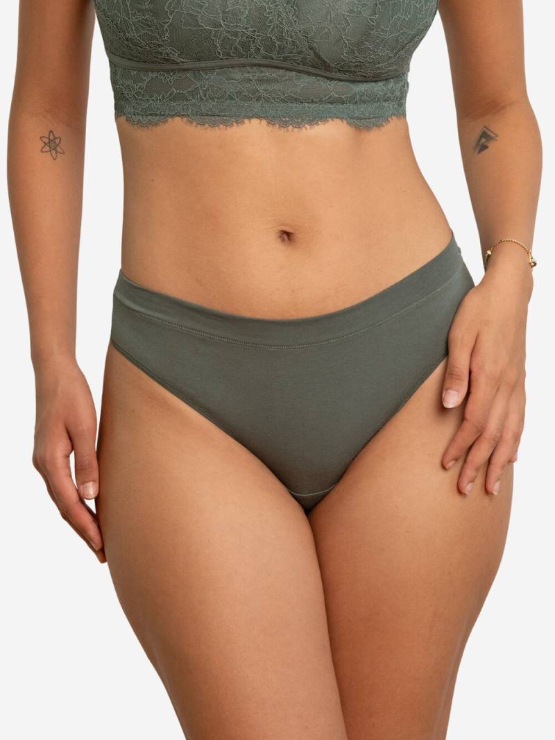 Große Größen String COTTONBASIC, Damen, braun, Größe: 46/48, Baumwolle, Happy Size DE Women von SugarShape