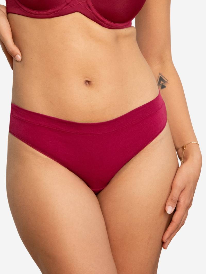 Große Größen String COTTONBASIC, Damen, rosa, Größe: 42/44, Baumwolle, Happy Size DE Women von SugarShape
