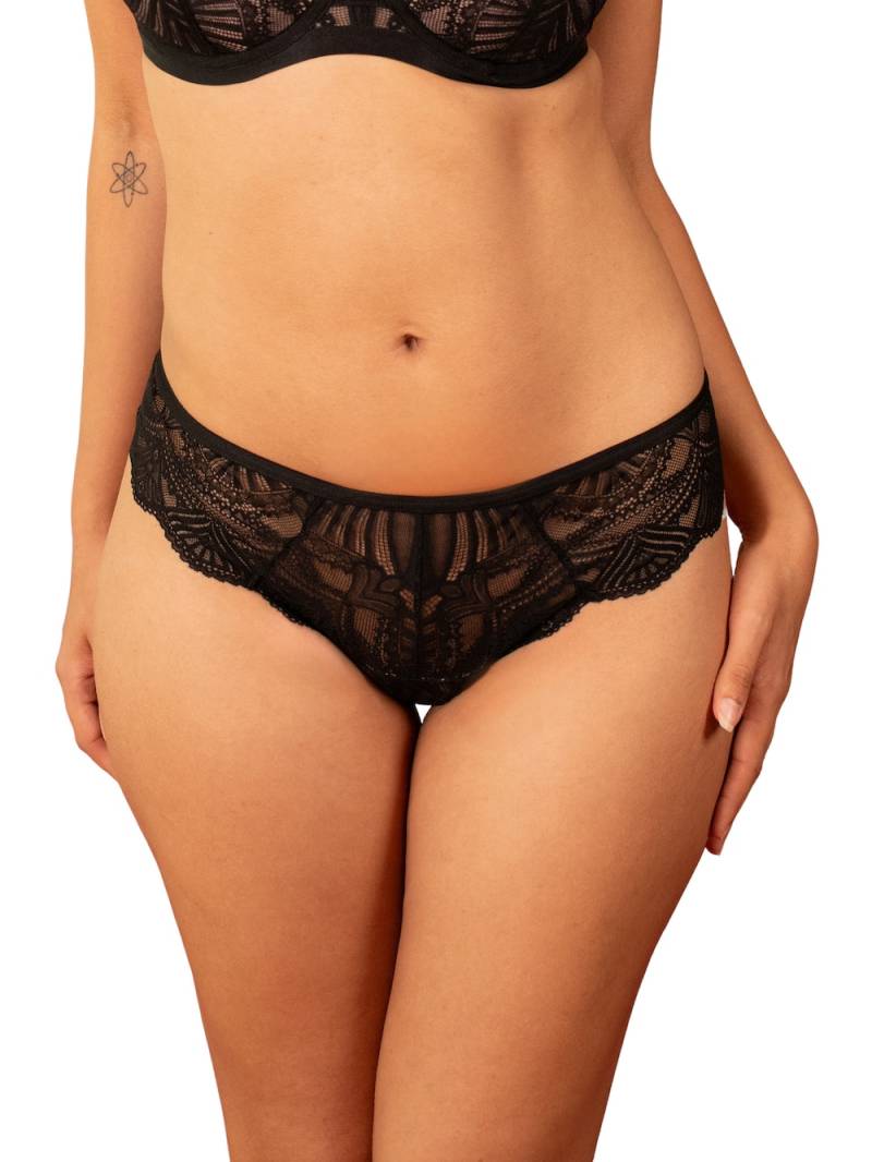 Große Größen String LUXE, Damen, braun, Größe: 42/44, Baumwolle/Synthetische Fasern/Elasthan, Happy Size DE Women von SugarShape
