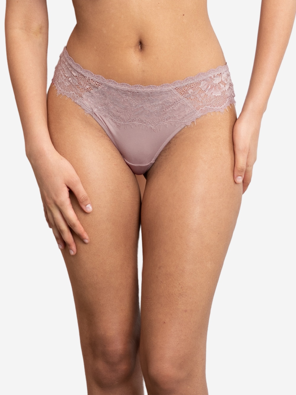 Große Größen String LUXE, Damen, braun, Größe: 50/52, Baumwolle/Polyester/Synthetische Fasern, Happy Size DE Women von SugarShape