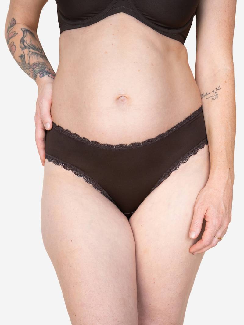 Große Größen String PUREBASIC, Damen, braun, Größe: 58/60, Baumwolle/Polyester/Elasthan, Happy Size DE Women von SugarShape