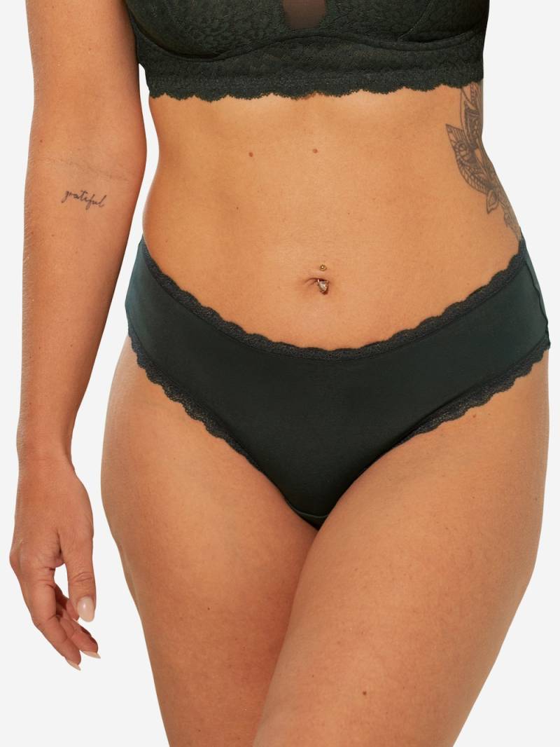 Große Größen String PUREBASIC, Damen, türkis, Größe: 46/48, Baumwolle/Polyester/Elasthan, Happy Size DE Women von SugarShape