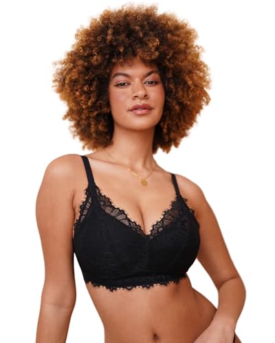 SugarShape Bralette SENSLA Bralettes wattiert Spitzen-BHS,bügellose BHS von SugarShape