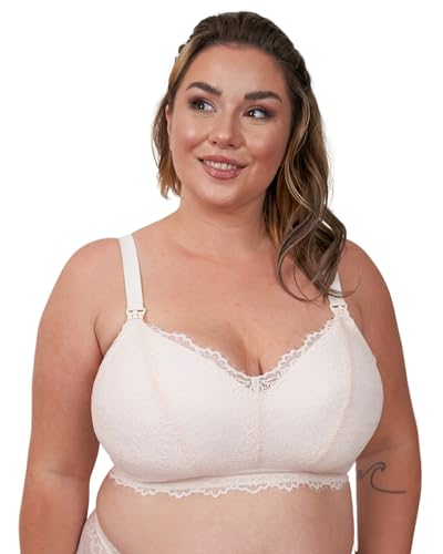 SugarShape Bralette Sensla Still-BH wattiert Spitzen-BH, bügelloser BH von SugarShape