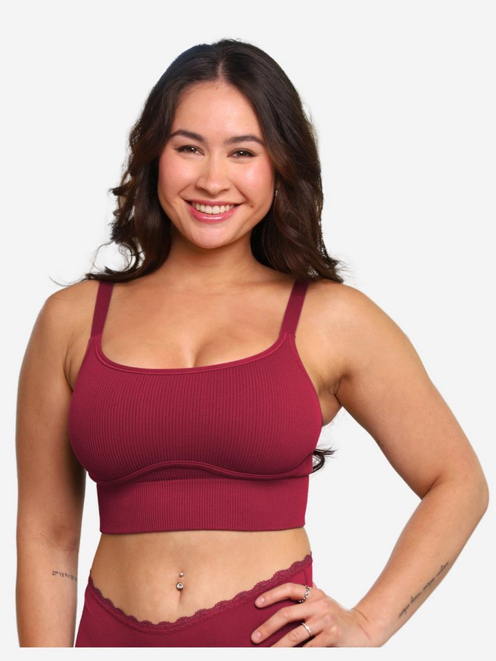 SugarShape Bustier FREEDA Bustier unwattiert von SugarShape