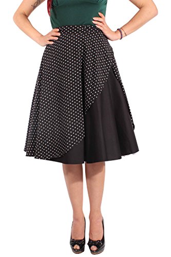 SugarShock Retro Polka Dots Swing Petticoatrock Petticoat Rock 2lagig gepunktet von SugarShock