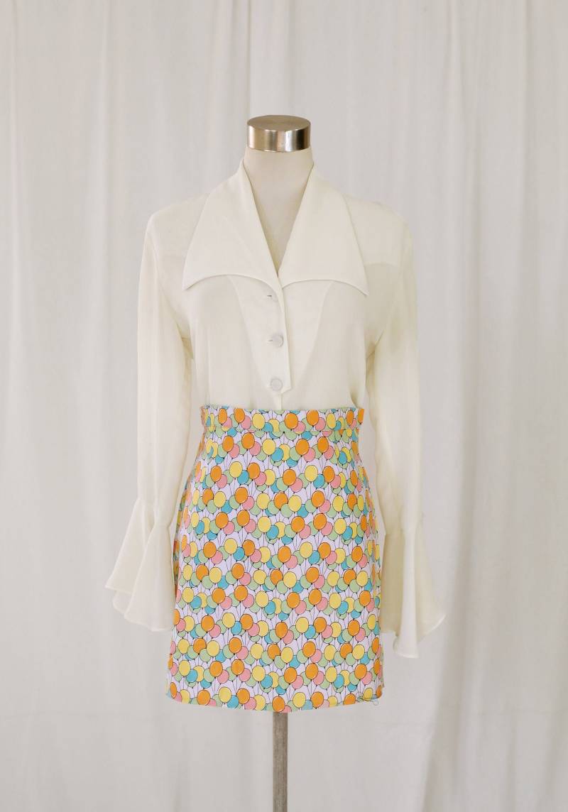 Regenbogen Ballon Print Bleistiftrock von Sugarcanethelabel