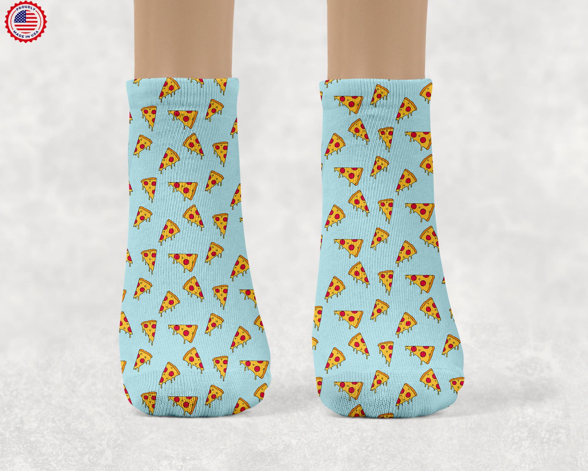 Pepperoni Pizza Kindersocken - Socken Geburtstagsgeschenk, Einzigartiges Geschenk, Süße Geschenkidee Für Kinder, Geburtstagsparty von Sugardesignsusa