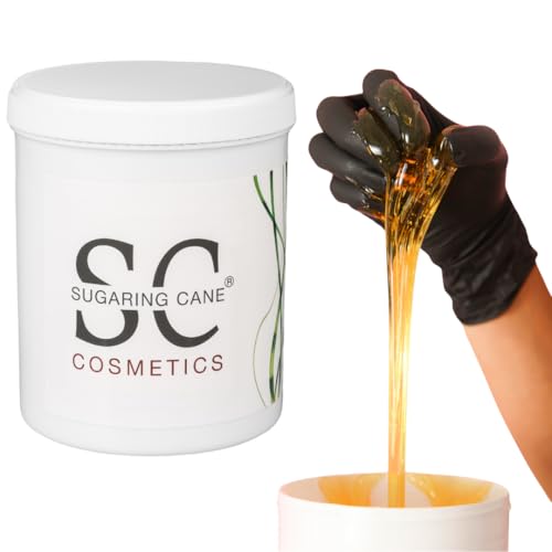 Sugaring Zuckerpaste XXL | 100% Vegan Natur | sanfte, schmerzarme Haarentfernung | 1 Dose Zuckerwachs | seidig glatte Haut bis zu 4 Wochen | für Männer und Frauen (1000g Soft) von Sugaring Cane