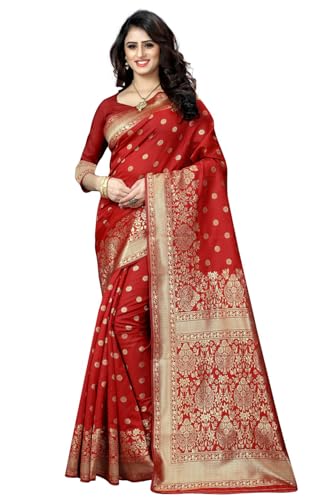 Sugathari Frauen Banarasi Sari Reine Kanjivaram Seide Saree Weiche neue Damen 2023 Design Tragen Pattu Sarees Neueste Baumwolle Party Sari Kollektionen Mit Bluse Stück für Hochzeit sadi (SAM von Sugathari