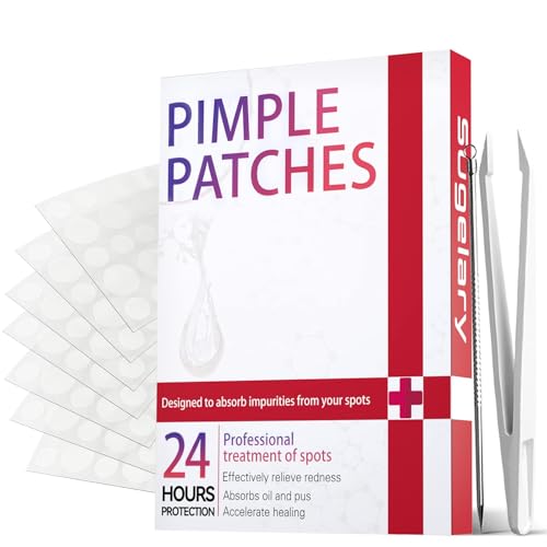 Pimple Patches 252 Stücke Hydrokolloid Unsichtbare Pickel Patch Mit Teebaumöl Und Salicylsäure Tag Und Nacht 2-In-1 Wasserdicht Absorptions von Sugelary
