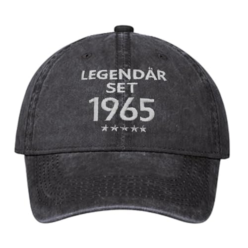 Sugeru 1965 Baseball Cap-Super Opa | 60 Geburtstag Geschenk Mann, Geschenk für Opa zum Geburtstag-Baseballkappe mit Muster, Baseball Cap Herren,Geschenke zum 60 Geburtstag (Druckfehler: SEIT(Set) von Sugeru