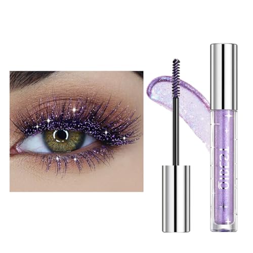 Sugeru Bunt Mascara, Wimperntusche Wasserfest, Langlebige Volumizing Curling Verlängerung Personalisiert Ultradicke Wischfeste Mascara Augen Make-Up für Weihnachten, Halloween, Partys (Q3, Standard) von Sugeru