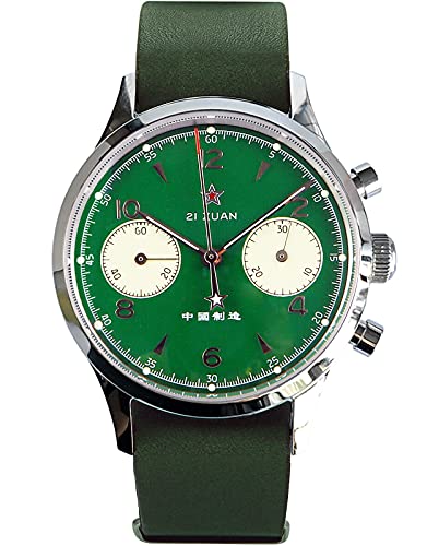 1962 Seagull ST1901 Uhrwerk Saphirglas Herren Chronograph Uhr 1963 SU1962SG, Armband von Sugess