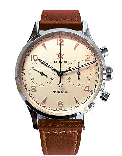 1962 Seagull ST1901 Uhrwerk Saphir-Kristall Herren-Chronograph Uhr 1963 SU1962SW von Sugess