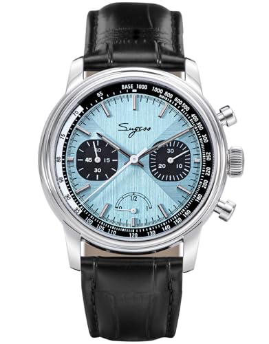 S438.03.K Power Reseve ST1906 Sapphire Chrono Mechanical Watch Seagull 1963 von Sugess