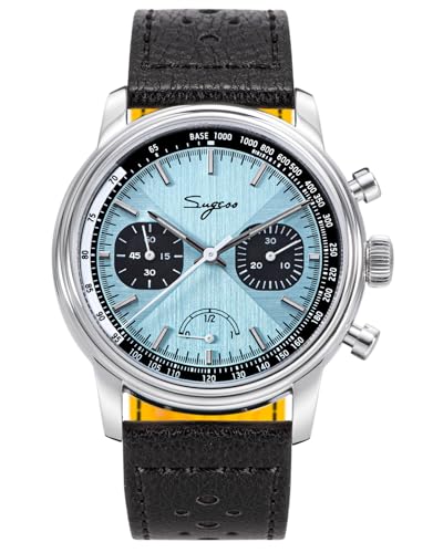 S438.03.Y Power Reseve ST1906 Sapphire Chrono Mechanical Watch Seagull 1963 von Sugess