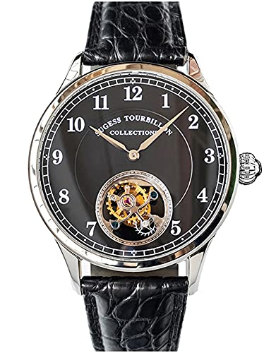 SU8000SB Tourbillon Master Seagull ST8000 Uhrwerk Saphirglas Herren Mechanische Uhr 1963, Armband von Sugess
