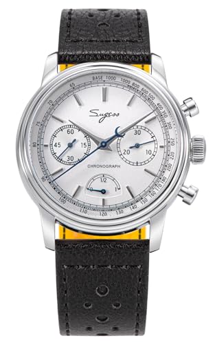 SUGESS Seagull ST1906 Panda 41 mm weiße Betriebsanzeige Chronograph 1963 BNIB, weiß, Klassisch SUGESS Seagull ST1906 Panda 41 mm weiße Betriebsanzeige Chronograph 1963 BNIB, weiß, Klassisch von Sugess