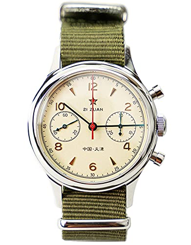 Seagull ST1901 Uhrwerk Saphirglas Herren Chronograph Uhr 1963 von Sugess