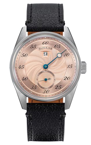 Sugess Seagull ST17, Sprungstunde, Orange, 38 mm, Kuppel, Automatik, 2 Riemen, 1963, Orange, Armband Sugess Seagull ST17, Sprungstunde, Orange, 38 mm, Kuppel, Automatik, 2 Riemen, 1963, Orange, Armband von Sugess