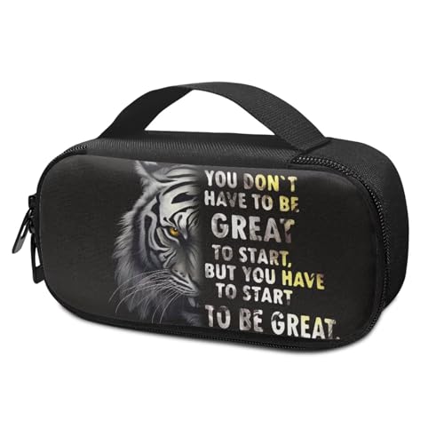 Suhoaziia Tiger Words Insulinkühler, Reisetasche, Diabetiker, isolierter Organizer, medizinische Kühltasche mit Seitengriff, Kühler-Aufbewahrungstasche für Insulinstifte, Medikamente von Suhoaziia