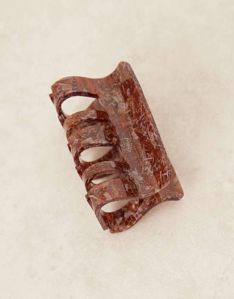 Sui Ava - Fie Peaceful Big Hot Mocha - Große Haarklammer in Braun-Brown von Sui Ava